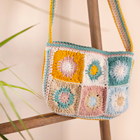 Haakpakket Hippe Granny Square Tas 001 Pastel-3