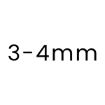 3 - 4 mm