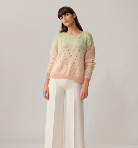 Breipatroon Creative Cotton Dégradé Lucky 8 Trui-2
