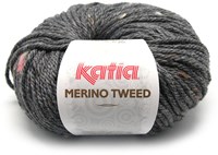 Katia Merino Tweed 308 Donkergrijs