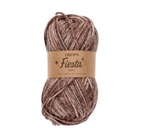 Drops Fiesta Print 30 Geroosterde Amandel