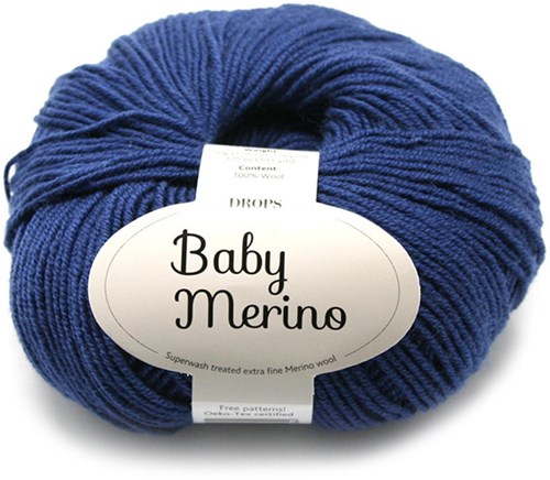 Drops Baby Merino Uni Colour 030 Blauw