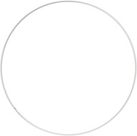 Metalen ring 30cm - Wit