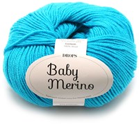 Drops Baby Merino Uni Colour 032 Turkoois