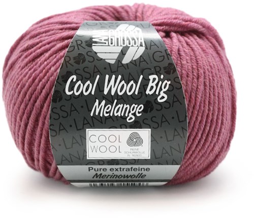 Lana Grossa Cool Wool Big Melange 330 Antique Pink Mottled