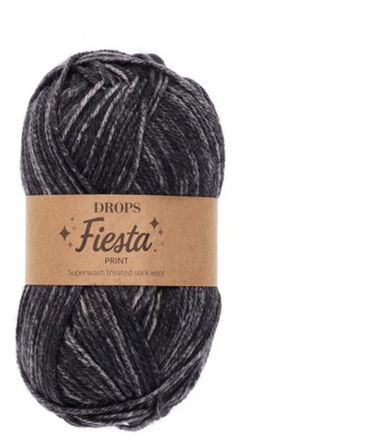 Drops Fiesta Print 33 Grafiet