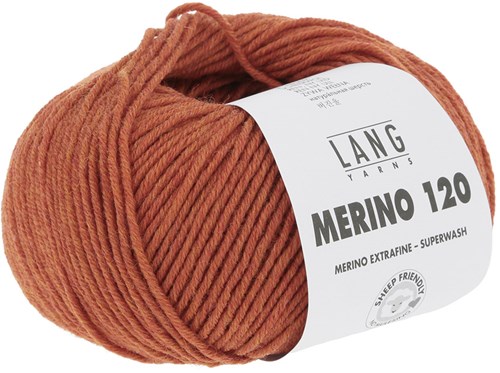 Lang Yarns Merino 120 0559 Oranje Melange-2