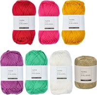 Yarn and Colors Colorful Christmas Placemats Haakpakket 034 Deep Cerise-3