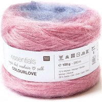 Rico Essentials Super Kid Mohair Silk Colourlove 2 Pink-2