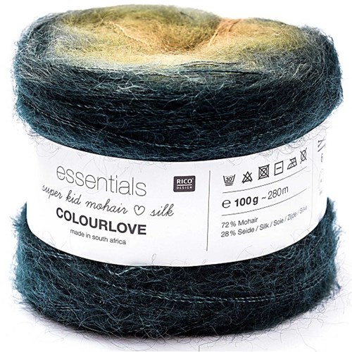 Rico Essentials Super Kid Mohair Silk Colourlove 12 Olive-2