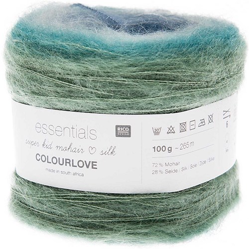 Rico Essentials Super Kid Mohair Silk Colourlove 17 Petrol-3