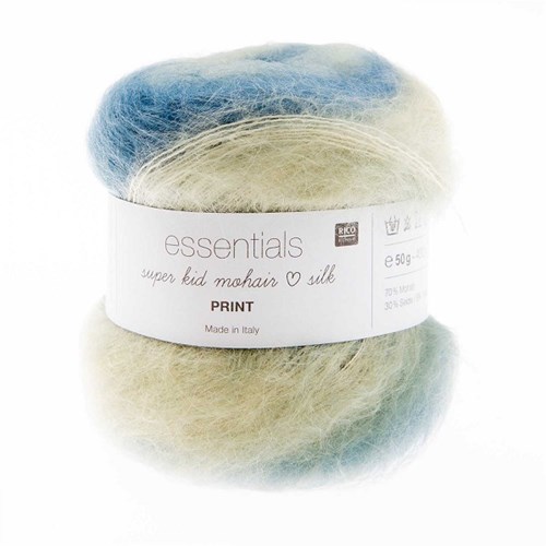 Rico Essentials Super Kid Mohair Loves Silk Print 006 Water-2