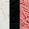 Yarn and Colors Black, White and Bright Comfy Cushion Breipakket 047 Old Pink-3
