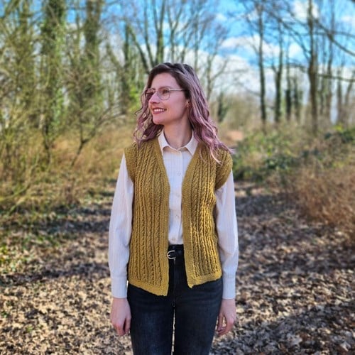 Goldenrod Waistcoat Haakpakket - It's Annemade-3