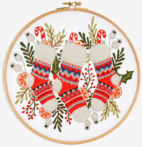 Kerst Sok Borduurpatroon-2