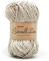 Drops Bomull-Lin Uni Colour 03 Zand
