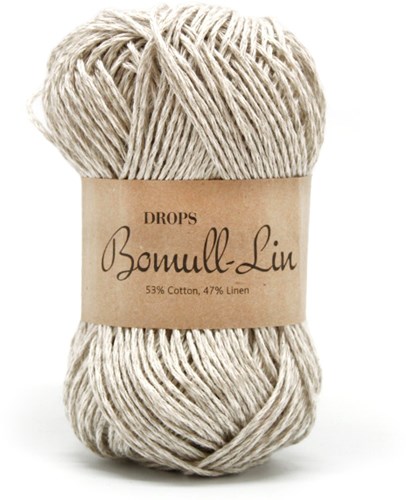 Drops Bomull-Lin Uni Colour 03 Zand