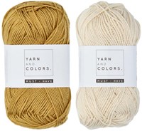 Yarn and Colors Must-Have Mandala Haakpakket 3 Gold / Cream-2