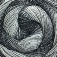 Lana Grossa Gomitolo Versione 413 Silver Grey / Light- Medium and Dark Grey-2