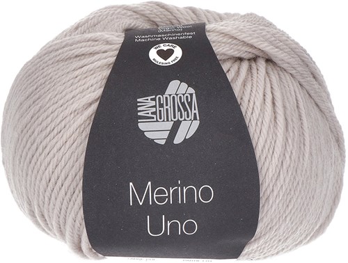 Lana Grossa Merino Uno 074 Grijsbeige
