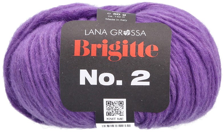 Lana Grossa Brigitte No.5 001 wit 50 g