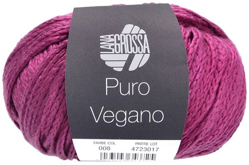 Lana Grossa Puro Vegano 008 Dark fuschia
