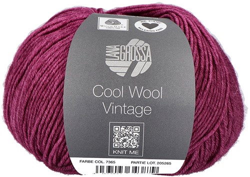 Lana Grossa Cool Wool Vintage 7365 Pruim
