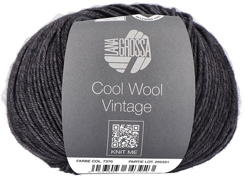 Lana Grossa Cool Wool Vintage 7370 Antraciet