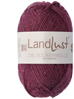 Lana Grossa Landlust Die Sockenwolle Melange 1602 Wijnrood gemeleerd