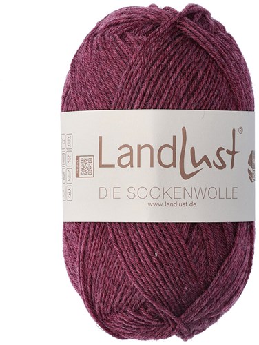 Lana Grossa Landlust Die Sockenwolle Melange 1602 Wijnrood gemeleerd