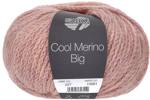 Lana Grossa Cool Merino Big 227 Oud Roze