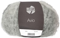Lana Grossa Avio 003 Green gray/silver grey