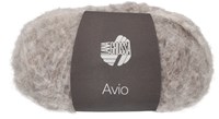 Lana Grossa Avio 009 Silver gray/light gray