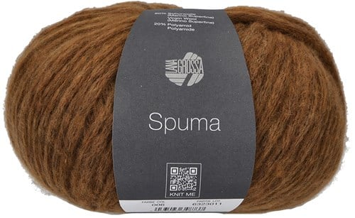 Lana Grossa Spuma 006 Dark Brown