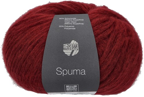Lana Grossa Spuma 008 Dark Red