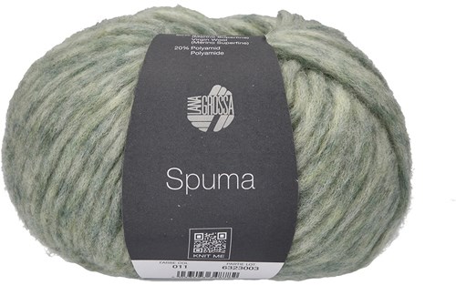 Lana Grossa Spuma 011 Gray Green