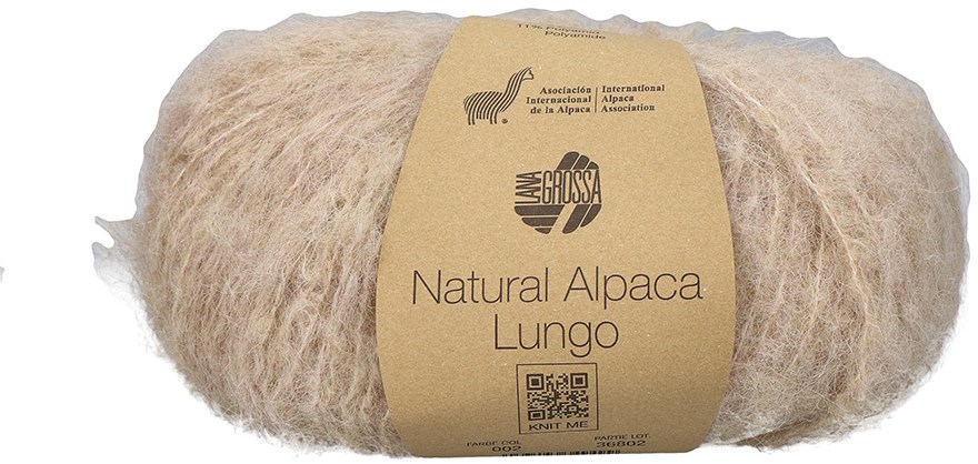 Lana Grossa NATURAL ALPACA Lungo  NATURAL ALPACA Lungo from Lana