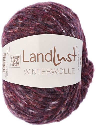 Lana Grossa Landlust Winterwolle 102 blackberry mottled
