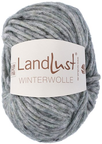 Lana Grossa Landlust Winterwolle 104 gray green mottled