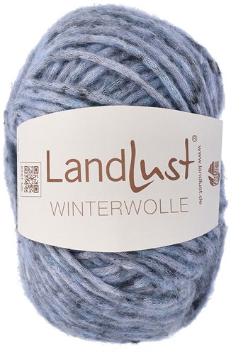 Lana Grossa Landlust Winterwolle 105 light blue mottled