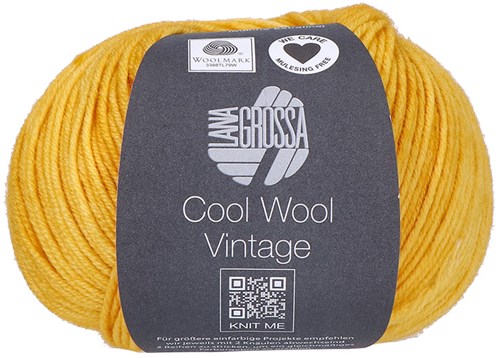 Lana Grossa Cool Wool Vintage 7376 Geel