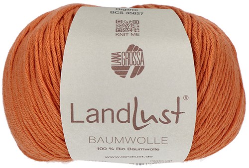 Lana Grossa Landlust Baumwolle Gots 026 Kaneel Oranje