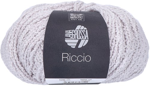 Lana Grossa Riccio 002 Lichtgrijs