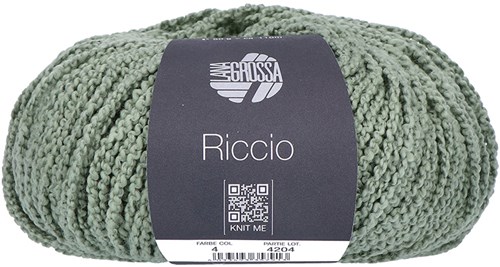 Lana Grossa Riccio 004 Reseda Groen
