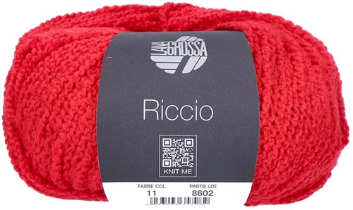 Lana Grossa Riccio 011 Rood