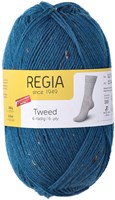 SMC Regia Sokkengaren 6-draads Tweed 069 Petrol Tweed