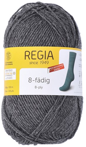 SMC Regia Sokkengaren uni kleuren 8 draads 044
