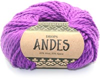 Drops Andes Uni Colour 4066 Paars