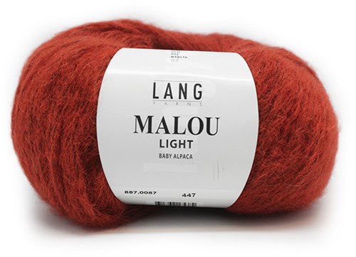 Lang Yarns Malou Light 87 Brick