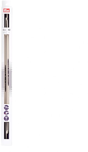 Prym Breinaalden met Knop Ergonomics 40 cm 4,50 mm